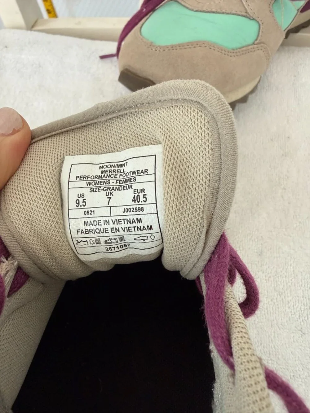 MERRELL ALPINE SNEAKER SIZE 9.5 - Picture 6 of 8